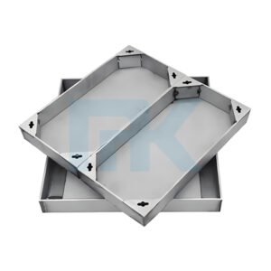 Outdoor garden floor linear drainage